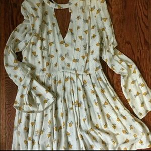 Free People bell sleeve dress
